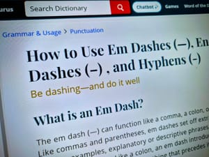 When AI Lets Go of the em dash